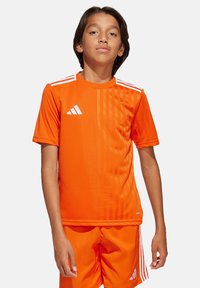adidas Performance T-Shirt print - orangeweiss