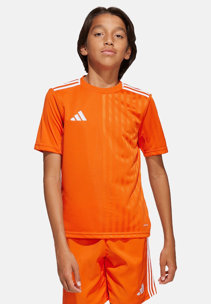 adidas Performance T-Shirt print - orangeweiss