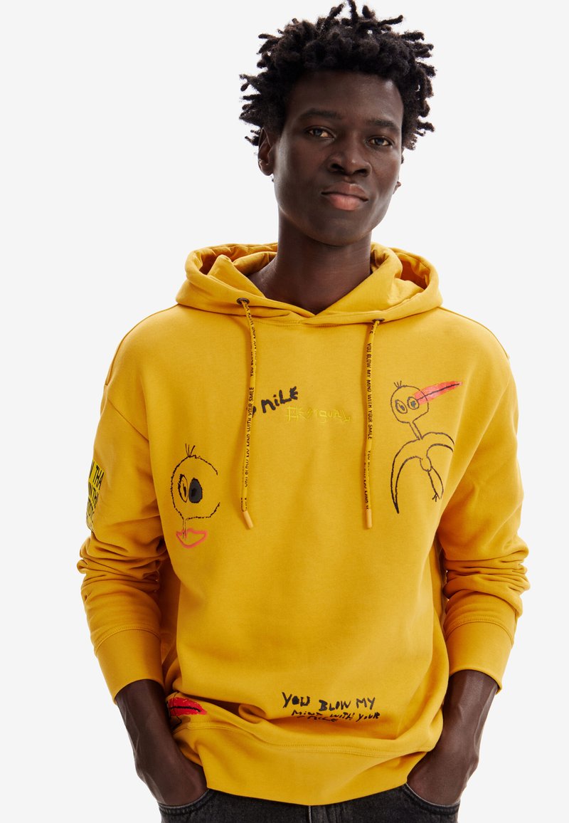 Desigual Hoodie - yellow - Zalando.ie