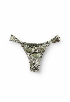 Tezenis CLASSIC SNAKE BRAZILIAN - Bikini bottoms - Black