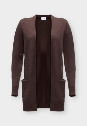 VILA, VIRIL OPEN L/S KNIT CARDIGAN - NOOS - Gilet - coffee bean