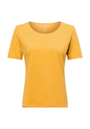 Print T-shirt - gelb orange