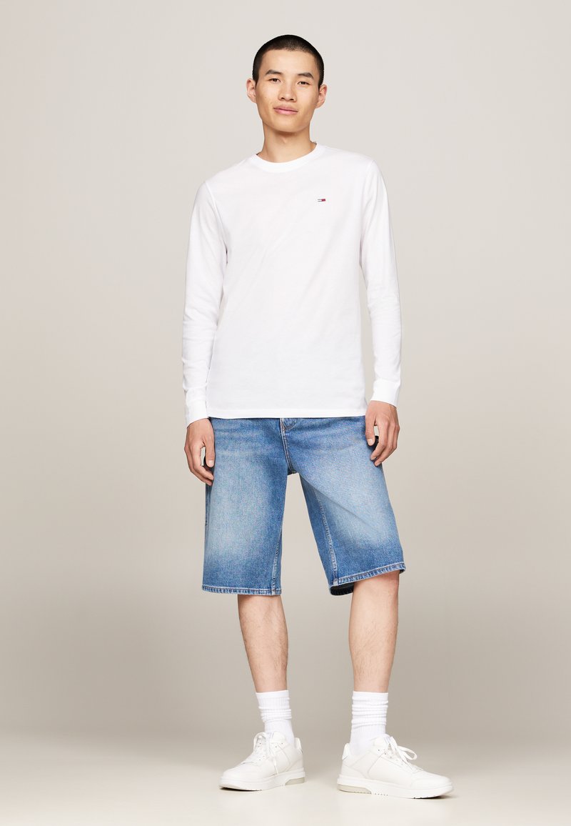 Tommy Jeans 2 PACK - Tops ar garām piedurknēm - green malachite   white