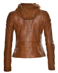 JCC Lederjacke - cognac