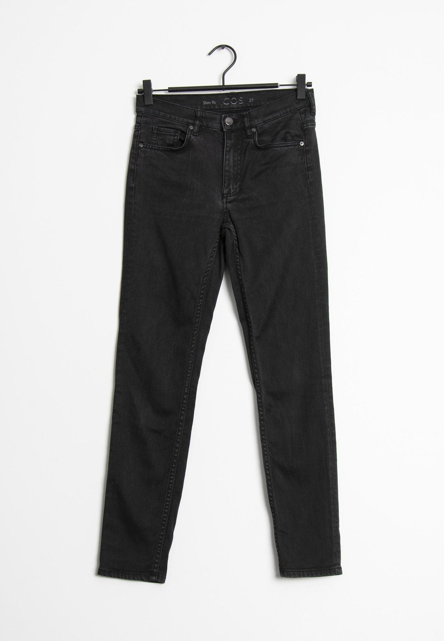 COS Slim fit jeans - black/Zwart - Zalando.nl
