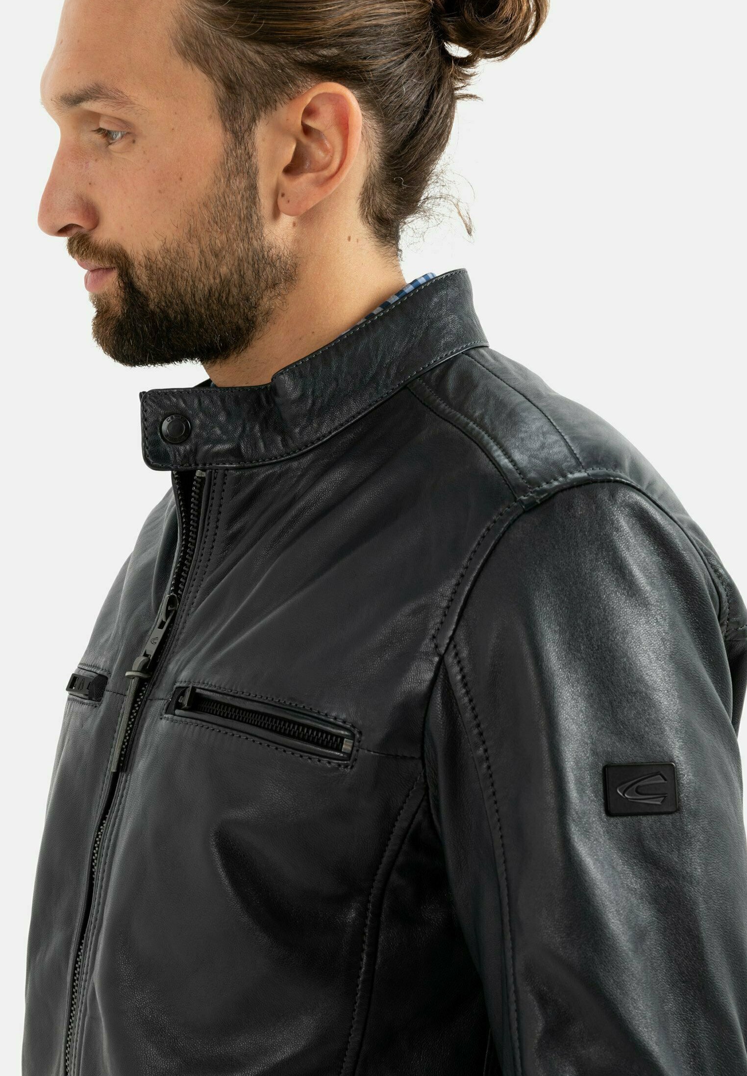 camel active leather jacket