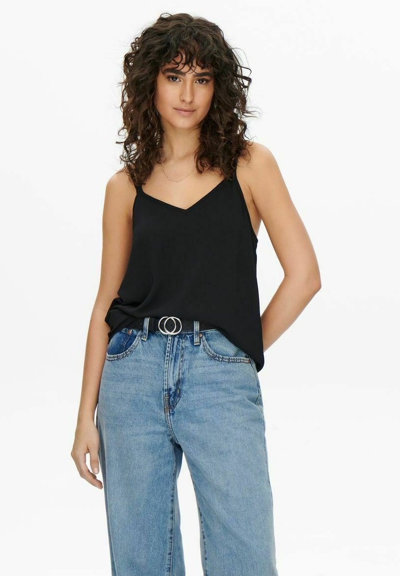 Only Carmakoma Top CARLAMOUR Maniche 3/4 – Girocollo, Vestibilità Normale, Taglie Forti 42-54