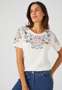 Damart Camiseta estampada - Off-White