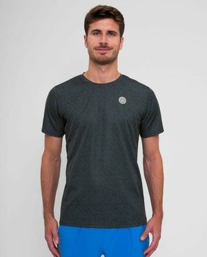 Camiseta estampada - dunkelgrau blau