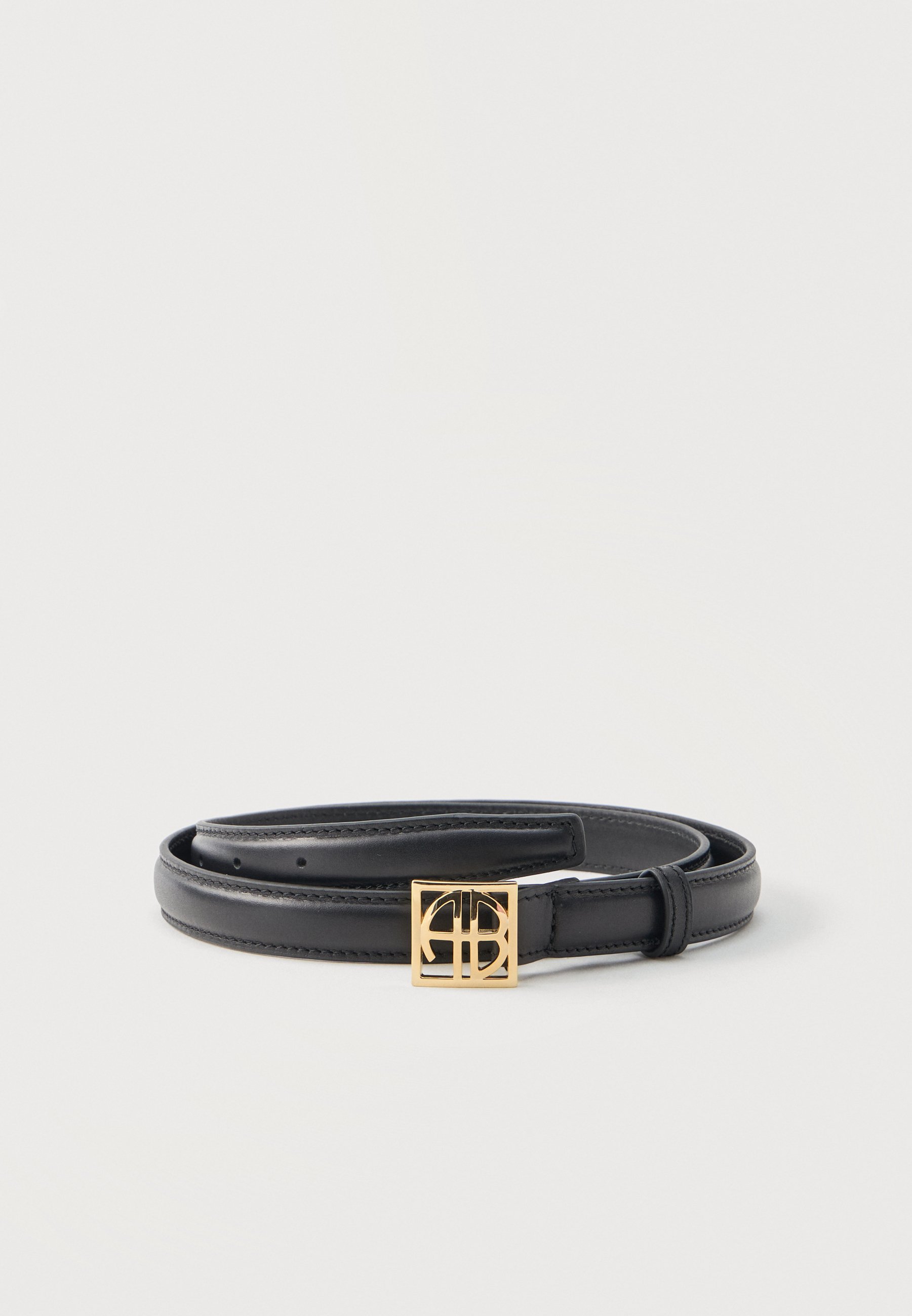 Anine Bing Monogram Leather Belt in Black NWT Amazon.com: ANINE BING Women main image 4