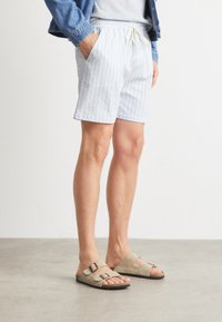 Les Deux STAN STRIPE SWIM - Šorti - summer sky/light ivory