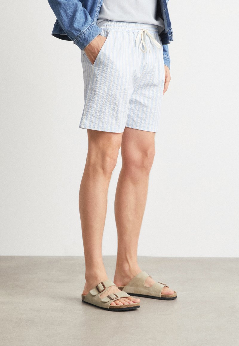 Les Deux STAN STRIPE SWIM - Šorti - summer sky/light ivory