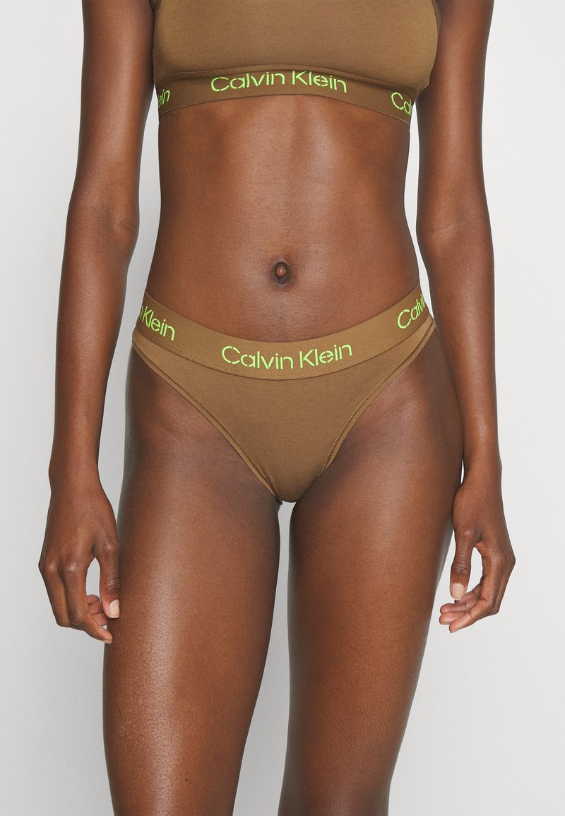Calvin Klein Underwear Slip coffee liquer/jasmine green/braun Zalando.de
