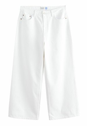 Next TALL FIT - HOURGLASS WIDE  - Platėjantys džinsai - white