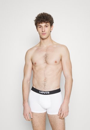 MEN SOLID BASIC TRUNK 2 PACK - Panties - white/black