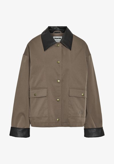 NMNORA COLLAR JACKET - Veste mi-saison - morel