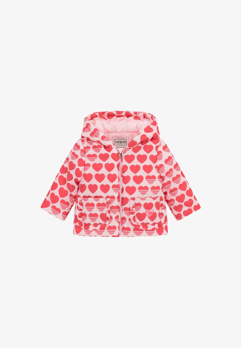 Guess STEPP ALLOVER - Jachetă de iarnă - rose