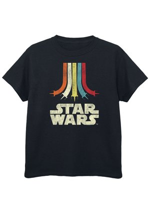 STAR WARS  RETRO RAINBOW  - Print T-shirt - black