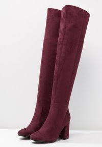 Anna Field Overkneeskor - bordeaux