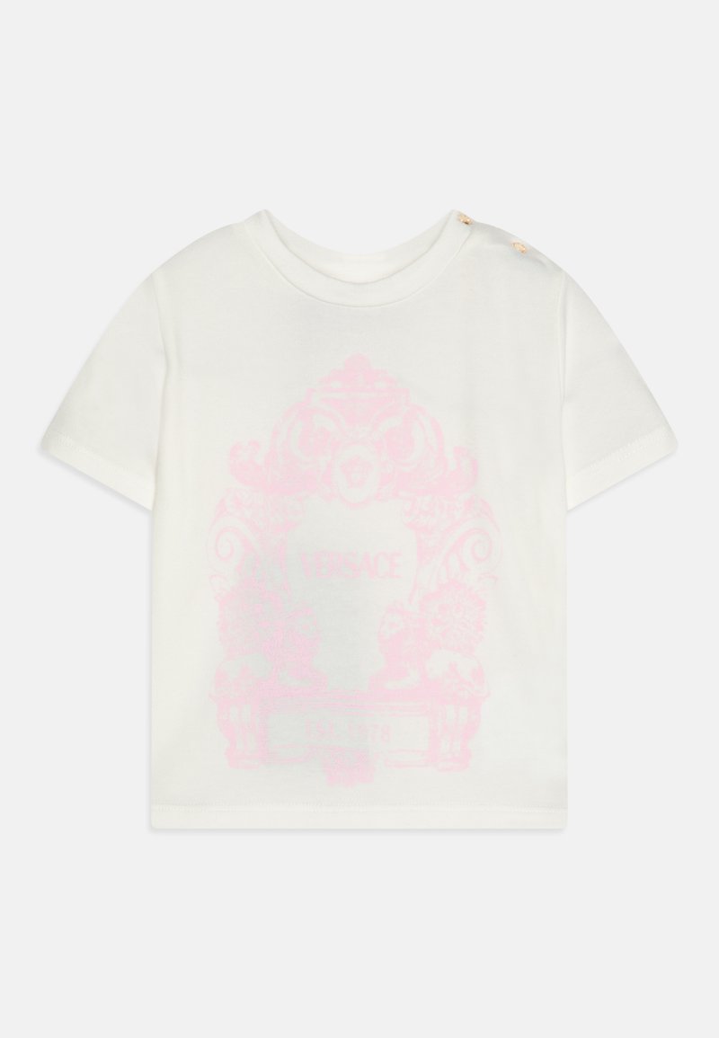 Versace - STEMMA PRINT UNISEX - T-Shirt print - bianco/rosa, Vergrößern