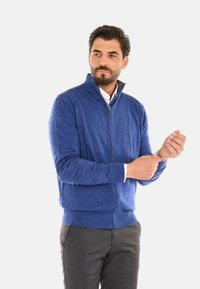 Ciabalù CARDIGAN - Felpa con zip - light blue