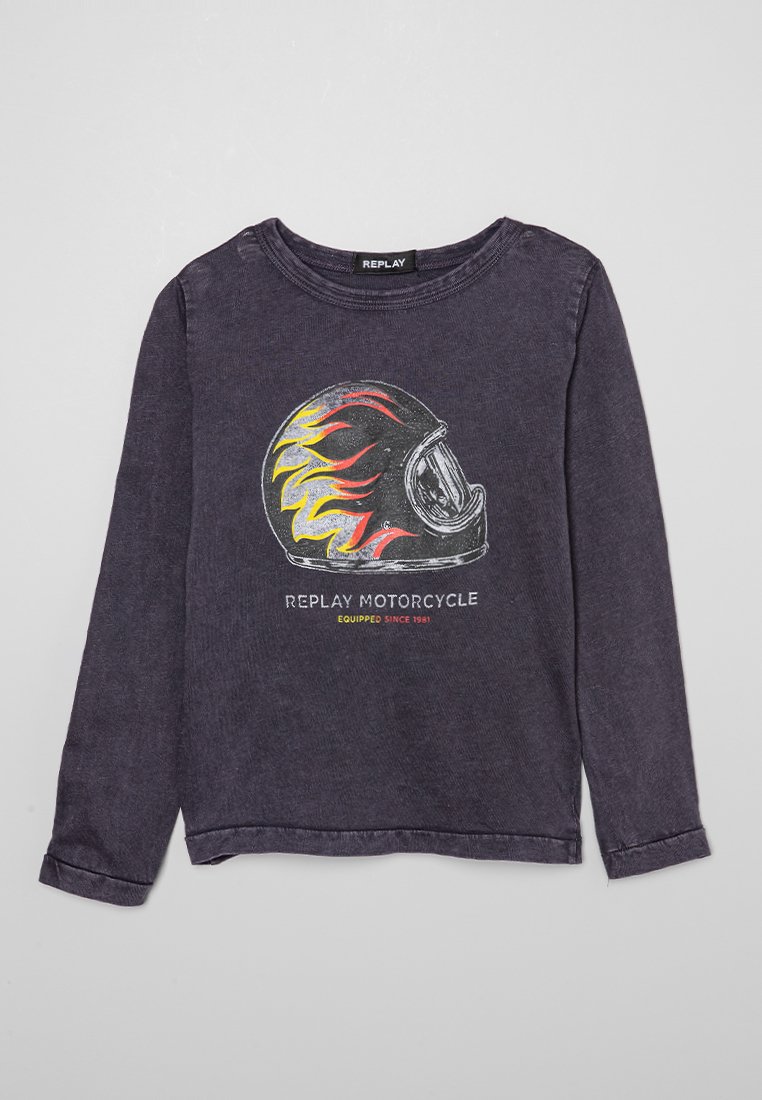 Replay Longsleeve blauw