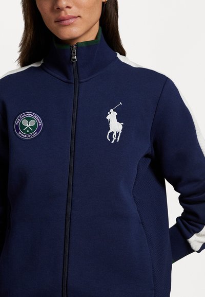Polo Ralph Lauren WIMBLEDON BALLPERSON FULL ZIP JACKET - Jaka ar rāvējslēdzēju - navy/white