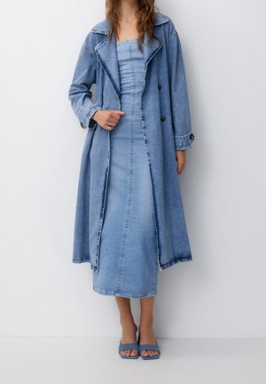 Trenchcoat - blue denim