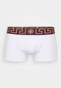 UNDERPANTS LOW RISE TRUNK TOPEKA NEW LOGO - Boxers - white/dark aubergine/gold