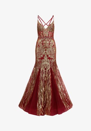 Kraimod, KRAIMOD ABENDKLEID - Ballkleid - bordeaux-gold