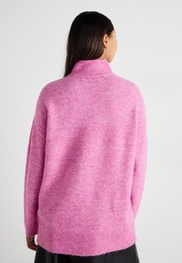 Vero Moda VMPHILLIS LONG  - Pulover - fuchsia pink