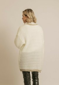 Dona x Lisa LONG OUVERT KODY - Gilet - blanc