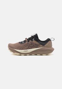 ASICS - GEL TRABUCO 13 - Bėgimo bateliai, skirti nelygiam paviršiui - taupe grey/black Miniatiūros vaizdas 1