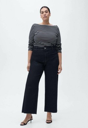 CATHERIN CULOTTE HIGH-RISE - Straight leg jeans - blue