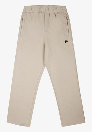 Pegador LEONO LOOSE - Träningsbyxor - washed light beige virtual pink gum