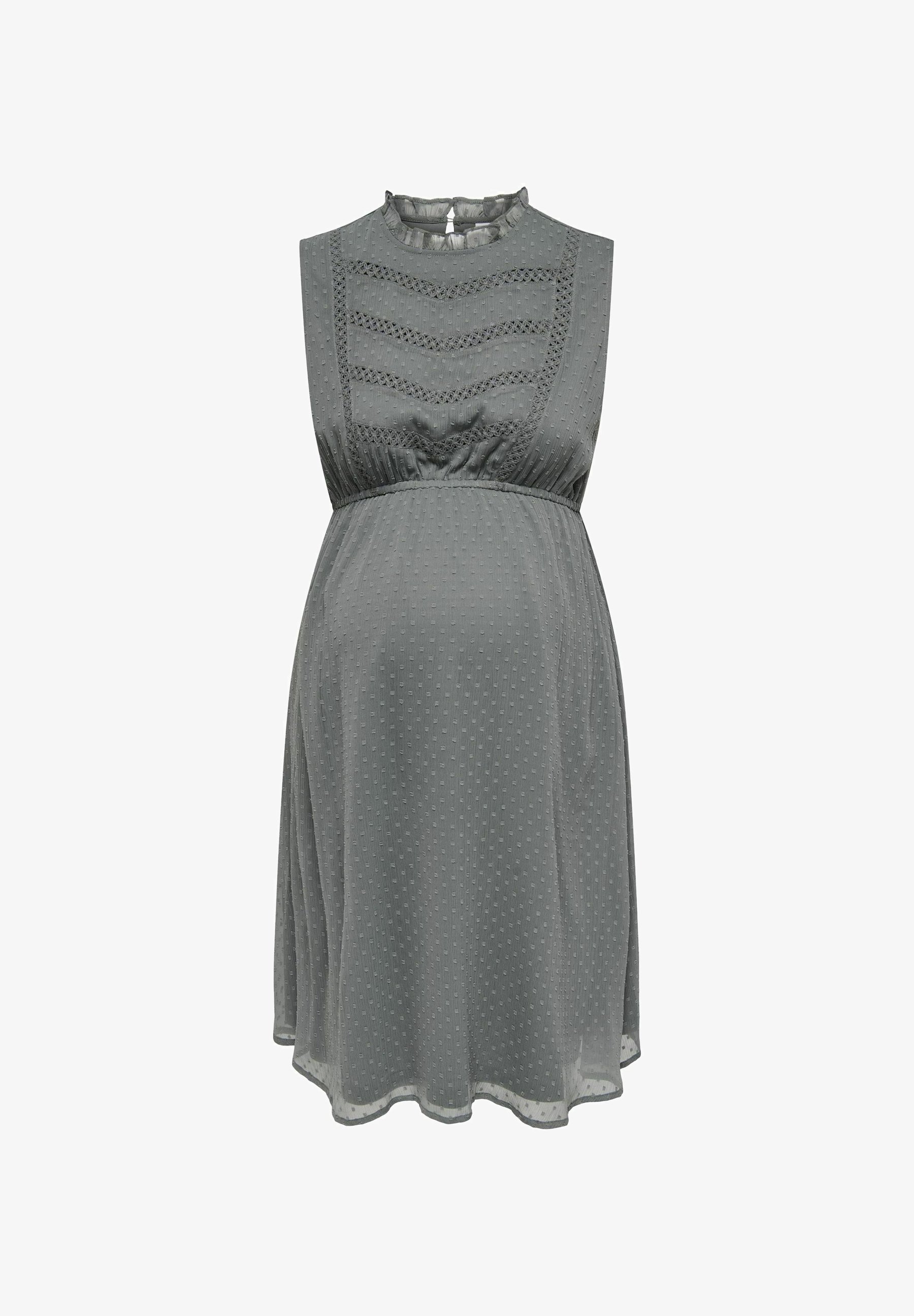 ONLY MATERNITY OLMGITA O NECK Vestito casual balsam green