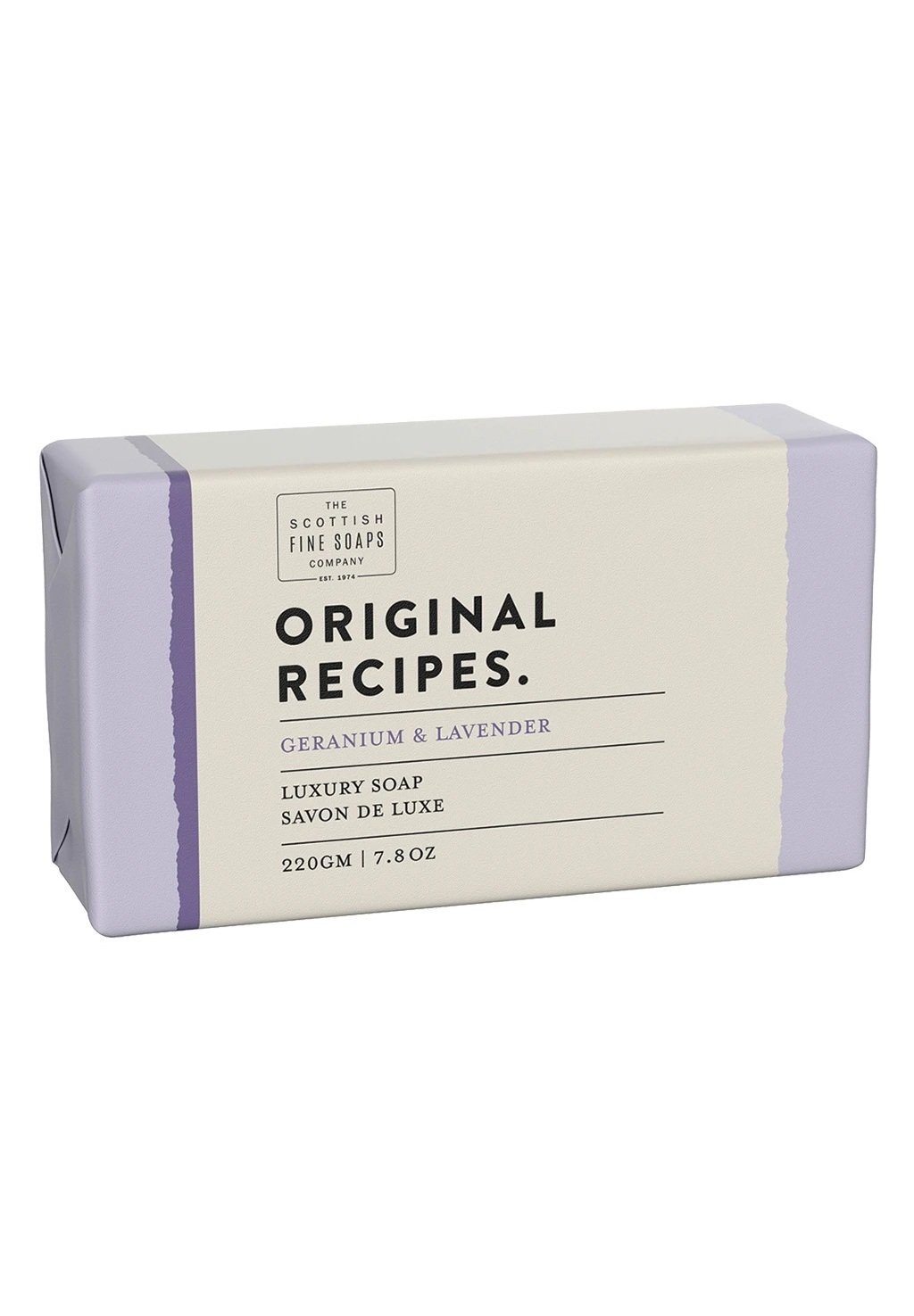 Scottish Fine Soaps Stückseife Oakmoss – 220 G, Mit Glycerin, Dreifach Gemahlen