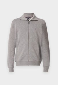 ESSENTIAL TERRY - Mikina so zipsom - medium grey heather