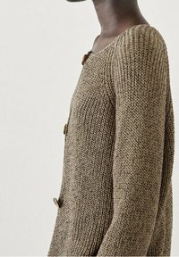 Massimo Dutti Strickjacke - light grey