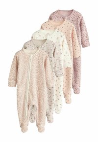 Next - TWO WAY ZIP 5 PACK - REGULAR FIT - Overal na spanie - caramel brown Miniatúrny obrázok 1