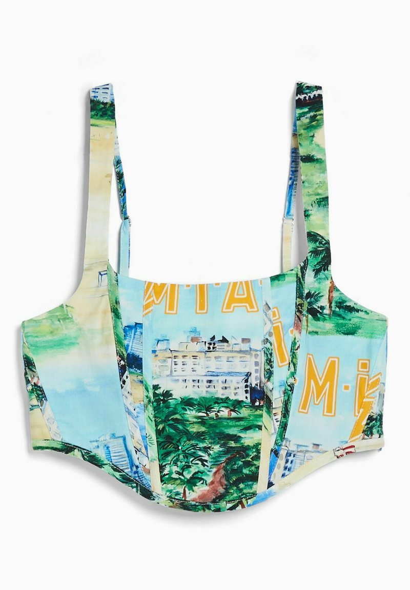 Bershka Top groen Bershka Top groen