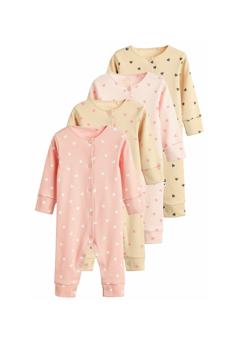 Next - FOOTLESS 4 PACK - REGULAR FIT - Alvóruha - pink, Nagyítás