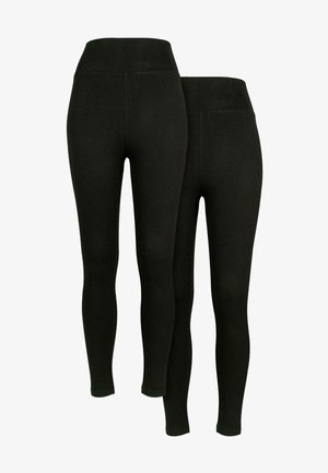 2-PACK - Leggings - Pantaloni - black black