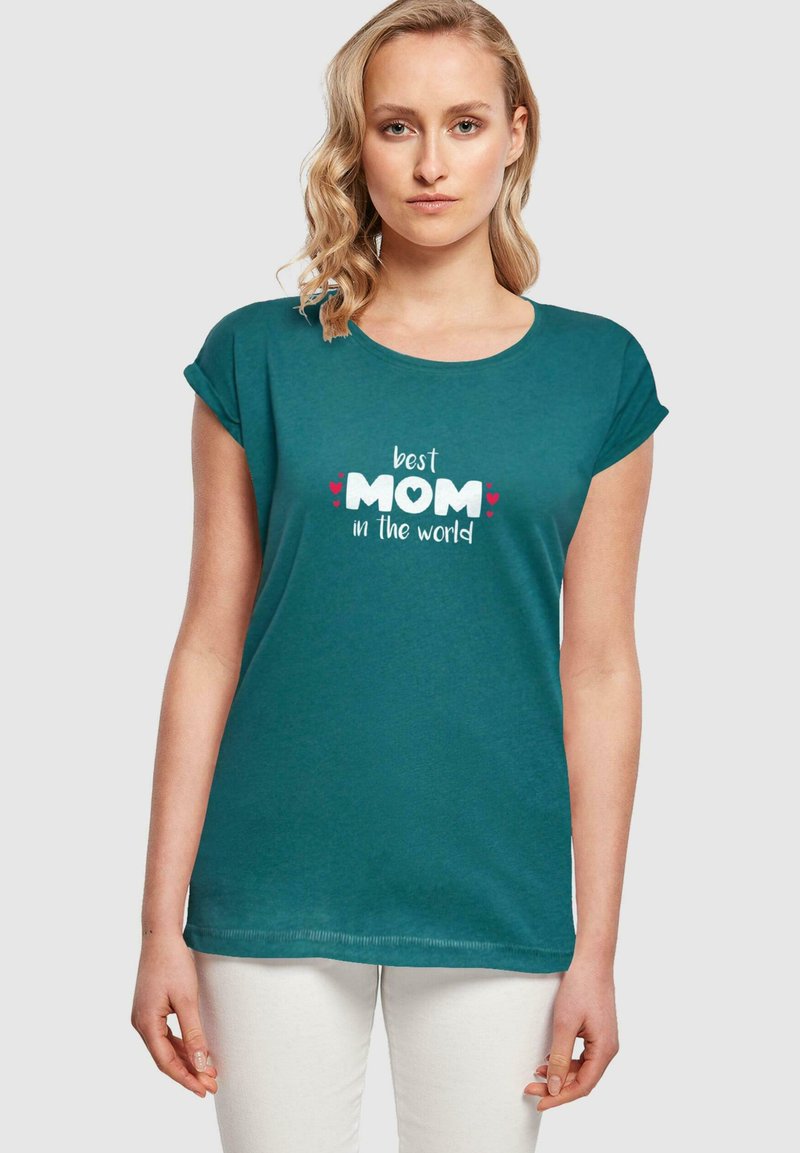 Merchcode MOTHERS DAY BEST MOM IN THE WORLD T SH TShirt print