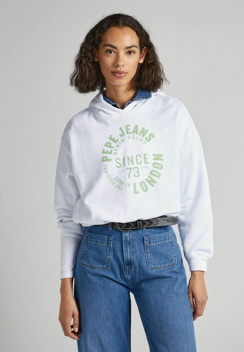 Pepe Jeans ELIZA - T-shirt con stampa - white/bianco