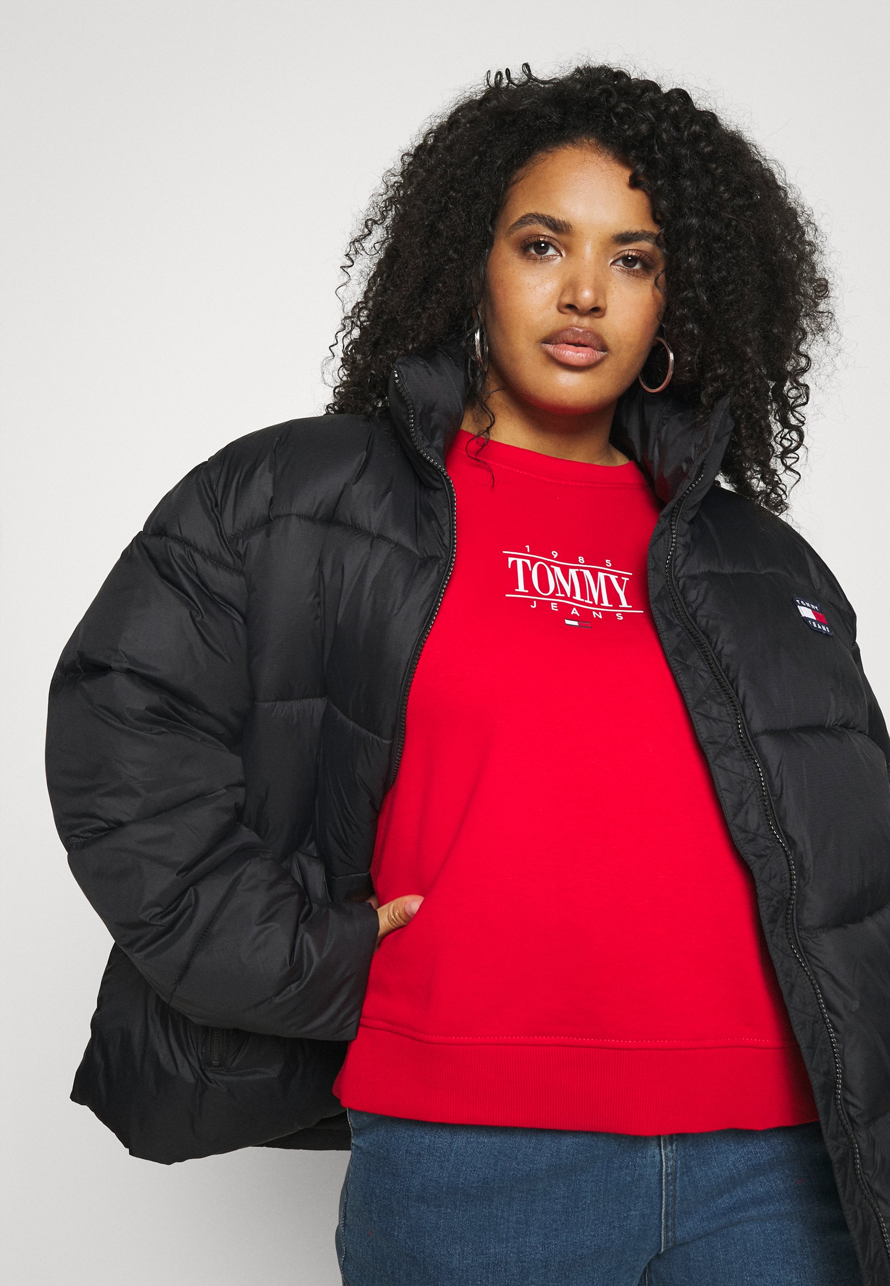 curve puffer jacket