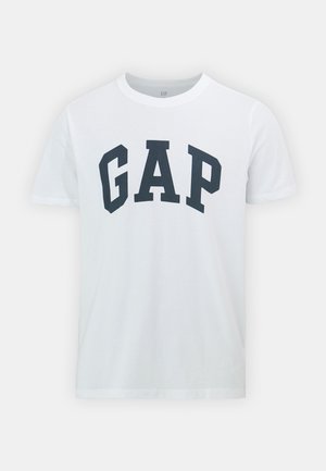 GAP EVERYDAY SOFT BASIC LOGO - T-Shirt print - white global