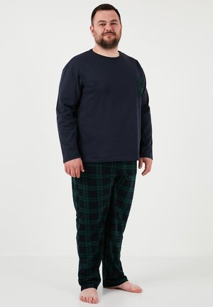 PLUS SIZE SET - Pyjama set - dark blue