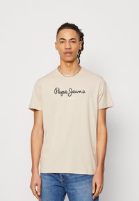 Pepe Jeans EGGO - Nyomott mintás póló - malt