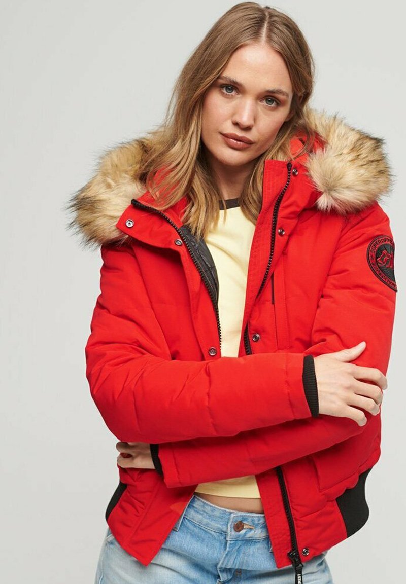 Red Puffer Jacket online | Jackets | ZALANDO